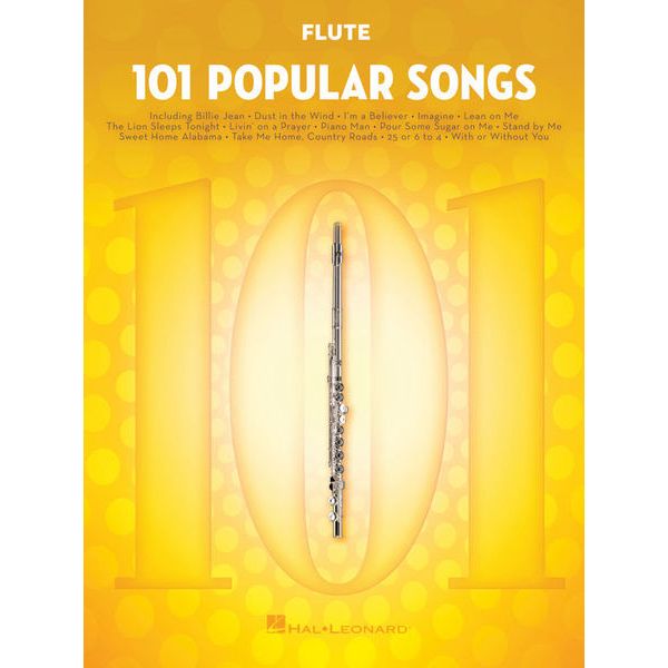 Hal Leonard 101 Popular Songs Flute