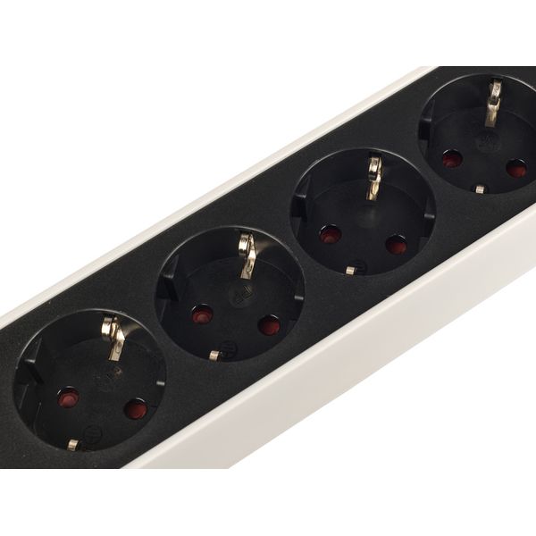 Brennenstuhl Ecolor 4-Way 1,5m USB sw/wh