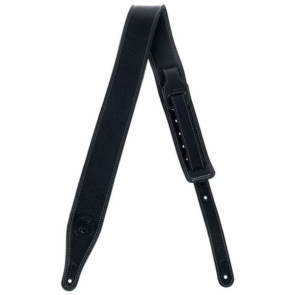 Levys Soft Leather Strap 2,5" BK