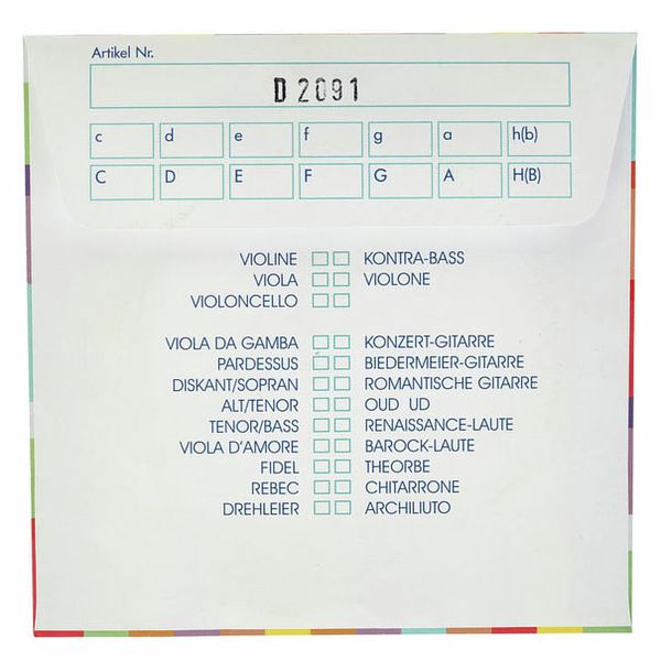 Kürschner D2091 Tenor / Bass Gamba Str.