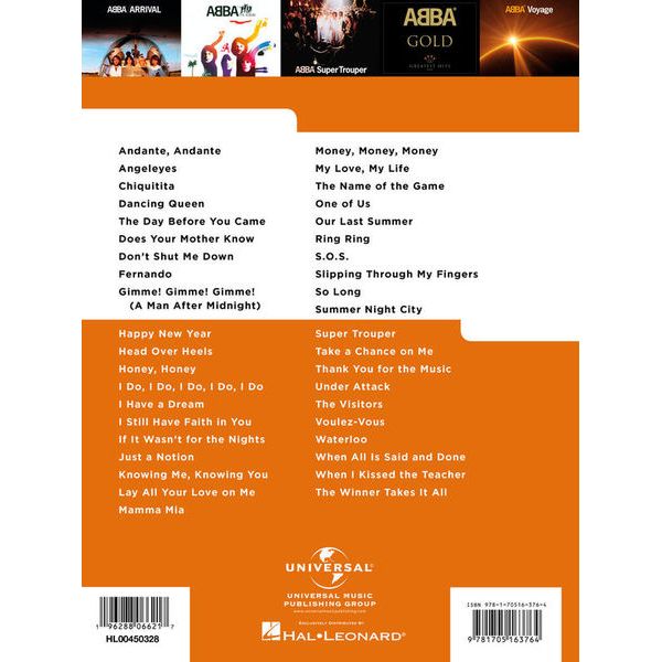 Hal Leonard Really Easy Piano Abba