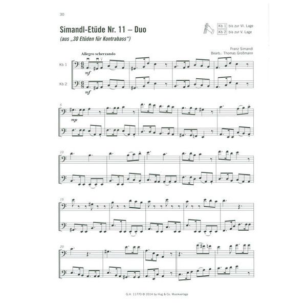 Edition Hug Double Bass-Vorspiel