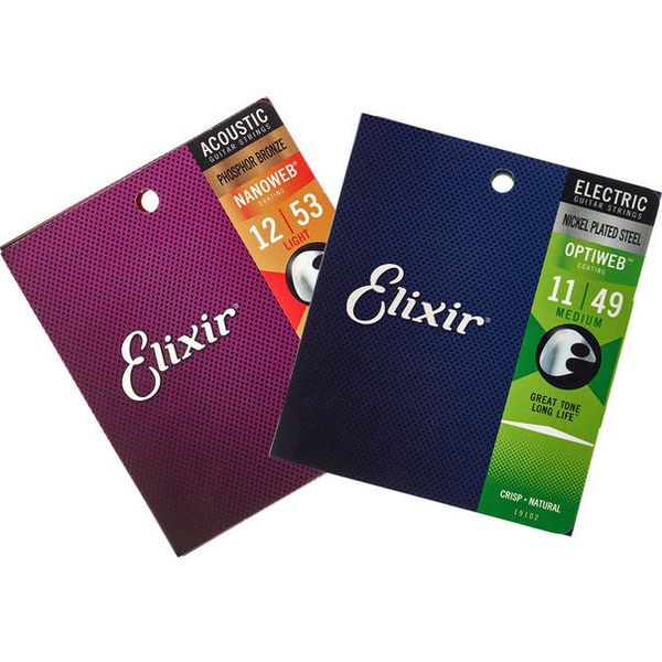 Elixir Acoustic/E-Guitar Bundle