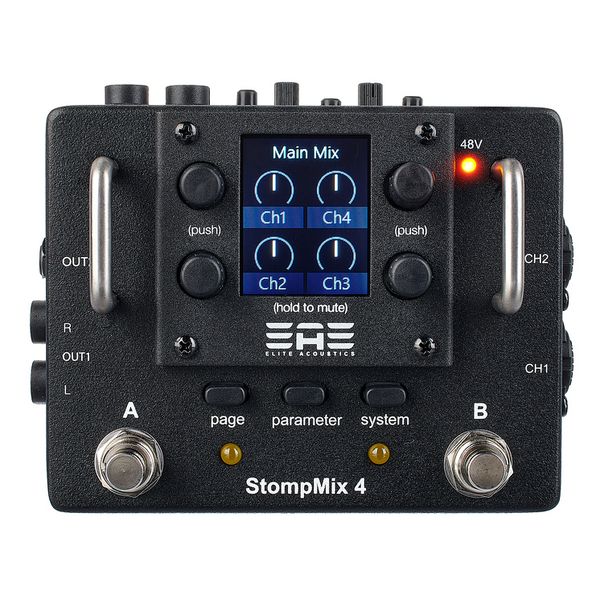 Elite Acoustics Stompmix X4 Pedal Mixer