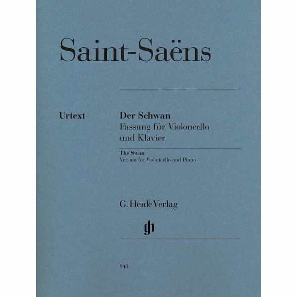 Henle Verlag Saint-Sans Der Schwan Cello