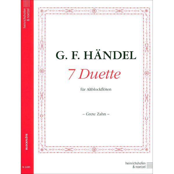Heinrichshofen Verlag Hndel 7 Duette