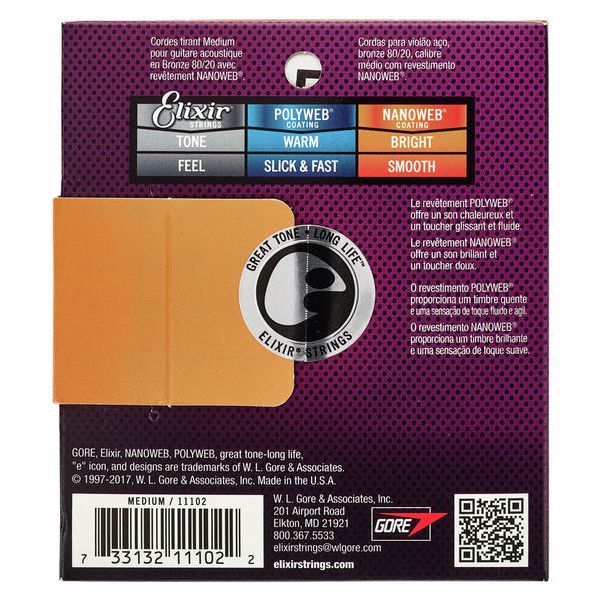 Elixir Nanoweb Medium Acoustic