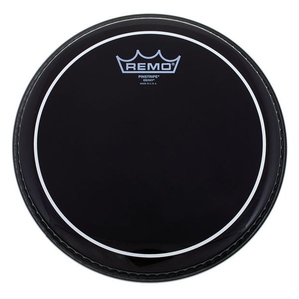 Remo 10" Pinstripe Ebony