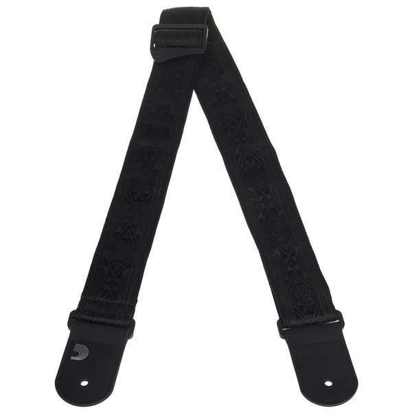 Daddario Guitar Strap 50B01 Black Satin