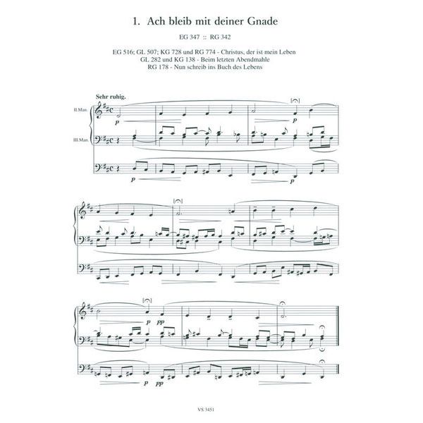 Strube Verlag Reger 30 kleine Choral