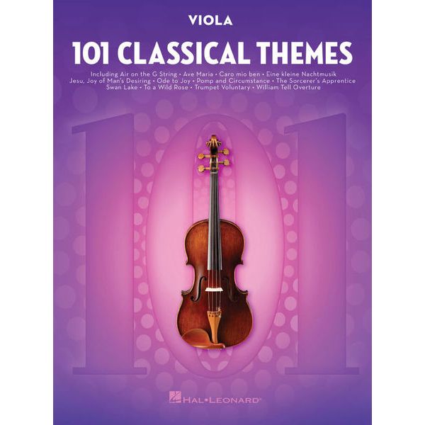 Hal Leonard 101 Classical Themes Viola