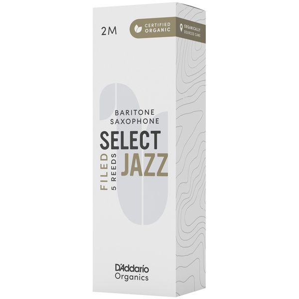 DAddario Woodwinds Organic Sel. Jazz Filed BAR 2M