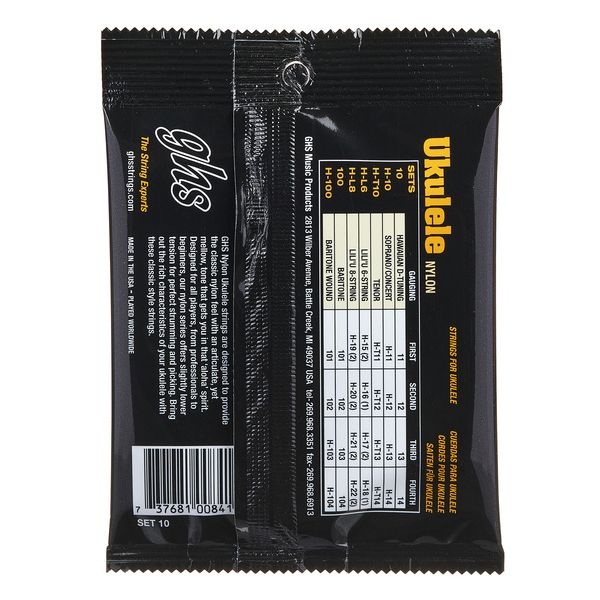 GHS Ukulele String Hawaiian D