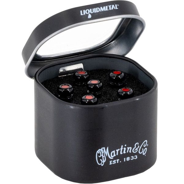 Martin Guitar Bridge Pin Liquid Metal Black