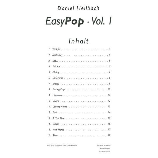 Acanthus Music Easy Pop 1