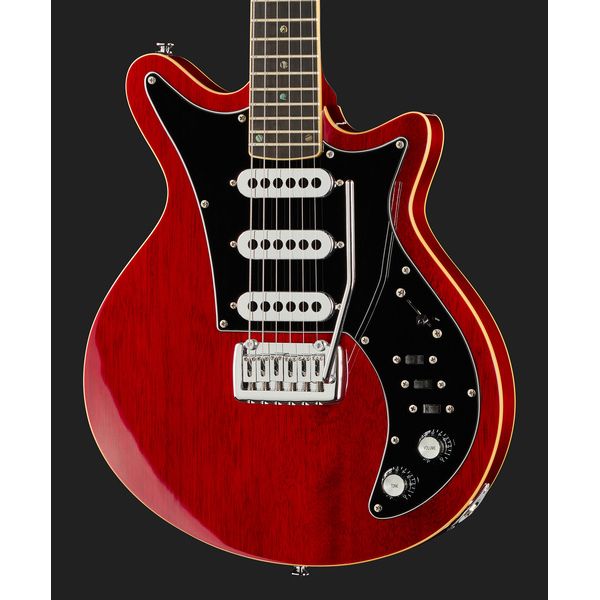 Harley Benton BM-75 Trans Red Deluxe w/Case