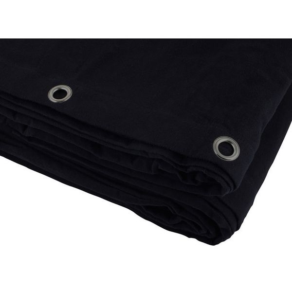 Stairville Curtain 160g/m 3.0x5.0m Bk