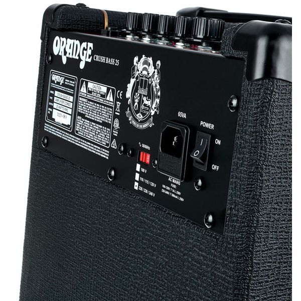 Orange Crush Bass 25 Black