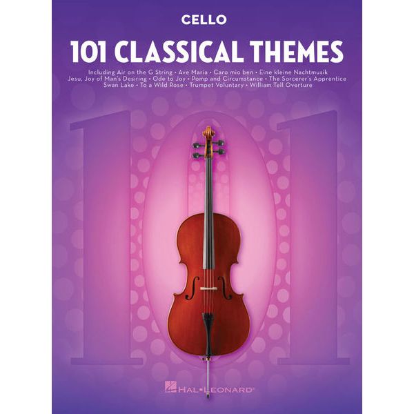 Hal Leonard 101 Classical Themes Cello