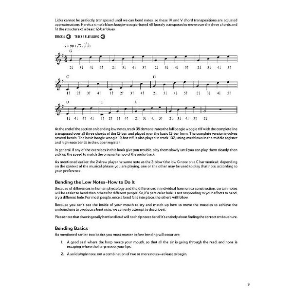Hal Leonard Blues Harmonica Bending