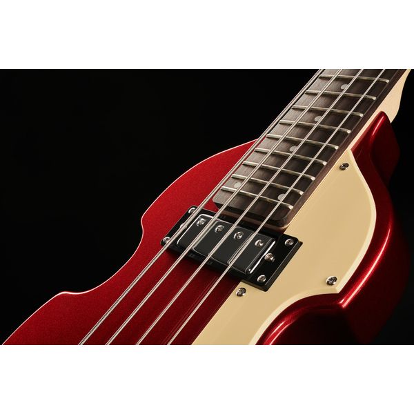 H&ouml;fner Shorty Violin Bass CT Red