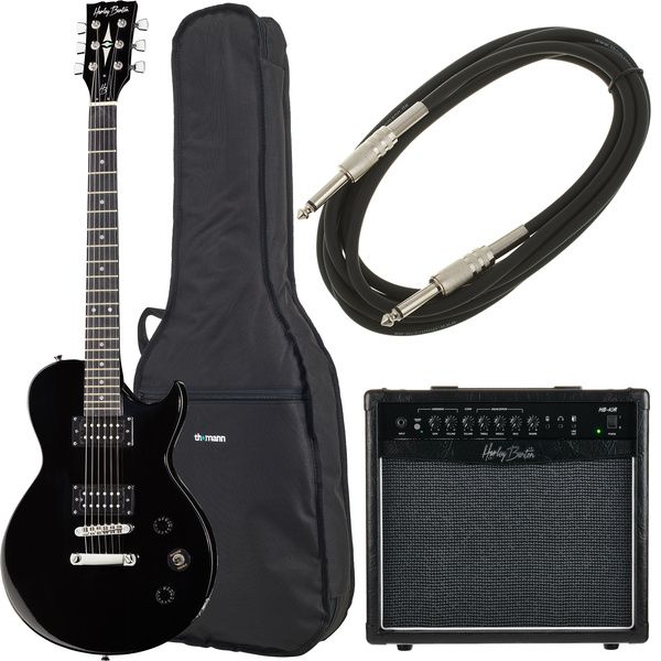 Harley Benton SC-200 BK Student Serie Bundle