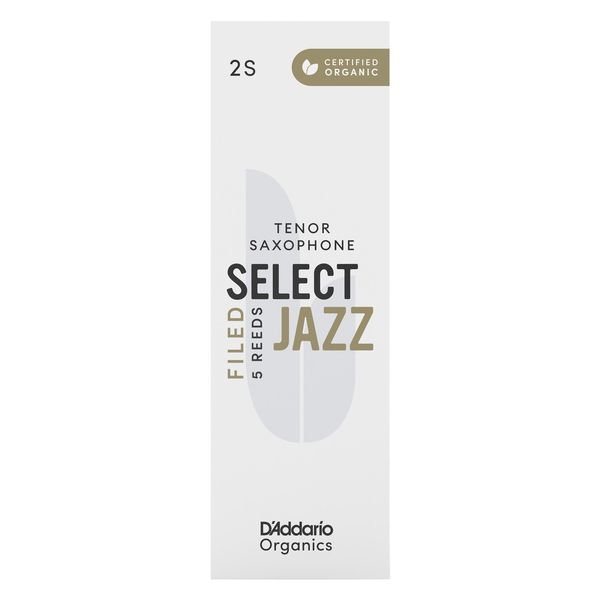 DAddario Woodwinds Organic Sel. Jazz Filed TEN 2S