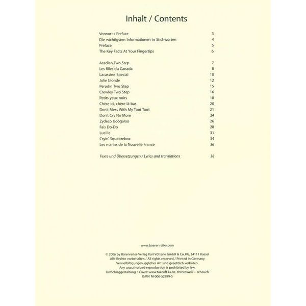 Brenreiter Combocom Zydeco - Cajun