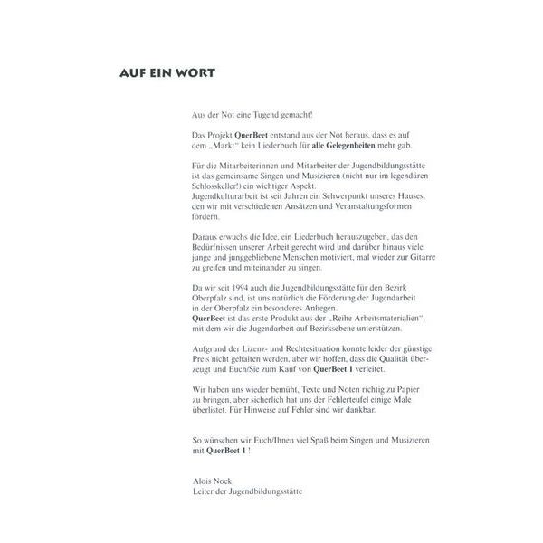 Ketteler Verlag QuerBeet 1