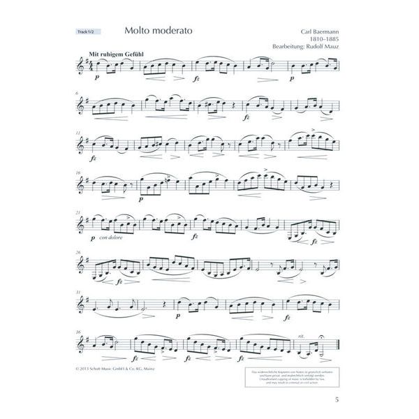 Schott Klarinette Hobby Konzertband