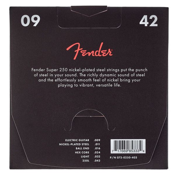 Fender 250L Guitar Strings