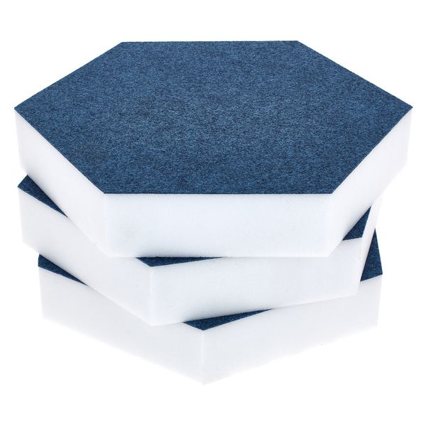 t.akustik Hexagon Melamine Light Blue 50