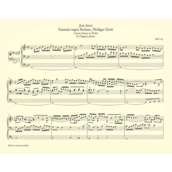 Breitkopf & Hrtel Bach Smtliche Orgelwerke