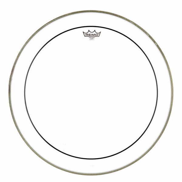 Remo 22" Pinstripe Clear Bass Drum