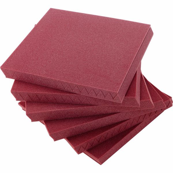 Auralex Acoustics 2" Studiofoam Wedges Burgundy