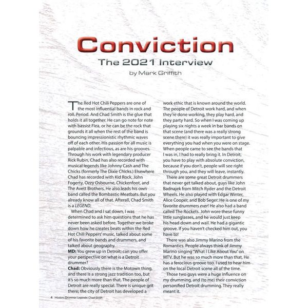 Modern Drummer Publications Chad Smith