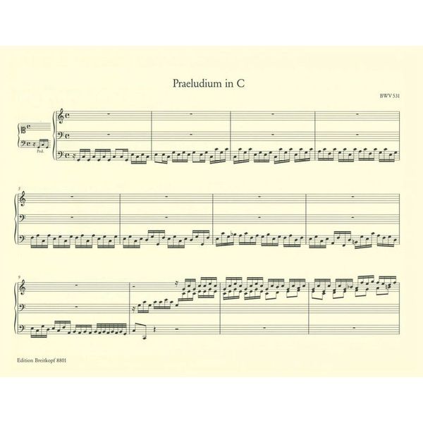 Breitkopf & Hrtel Bach Smtliche Orgelwerke 1