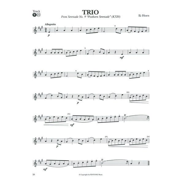 Fentone Music Mozart for Horn