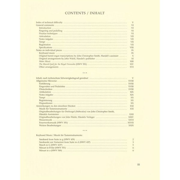 Brenreiter An Easy Handel Organ Album