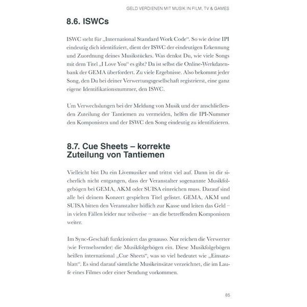 Quickstart Verlag Music.Sync.Money