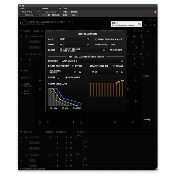 New Audio Technology Spatial Audio Designer - VProd
