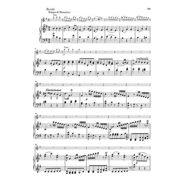 Henle Verlag Mozart Flötenkonzert Nr. 1