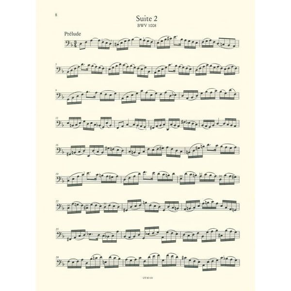 Wiener Urtext Edition Bach Suiten for Violoncello