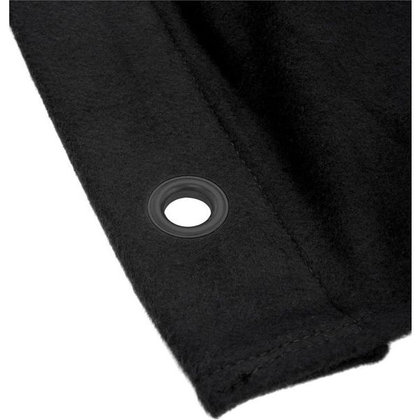 Stairville Curtain 300g/m 5.0x3.0m Bk