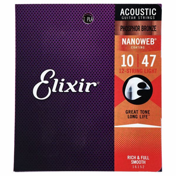 Elixir Nanoweb Light 12 Str. Phosphor