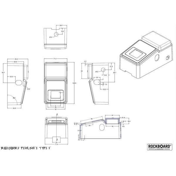 Rockboard Pedalsafe Type F Rockboard
