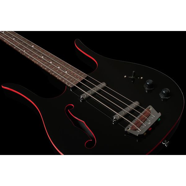 Danelectro 58 Longhorn Bass Black Red