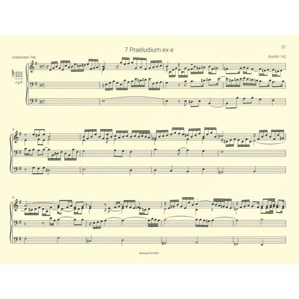 Breitkopf & Hrtel Buxtehude Orgelwerke Set 1