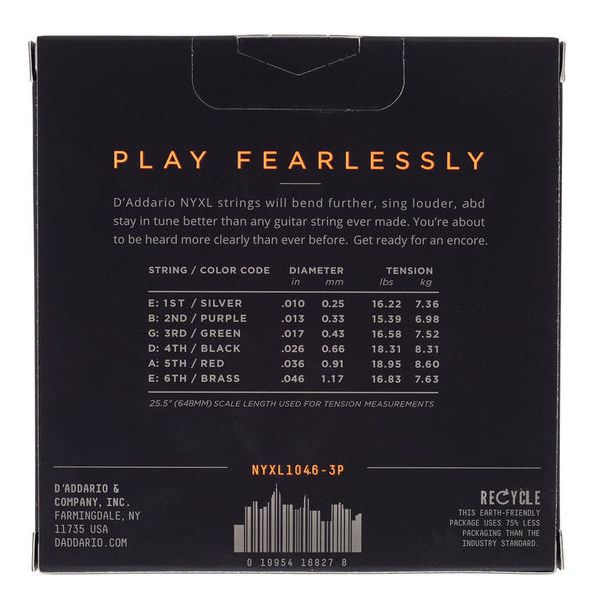 Daddario NYXL1046-3P