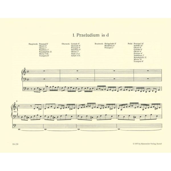 Brenreiter Pachelbel Orgelwerke 1